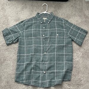 Men's Green Plaid Shirt